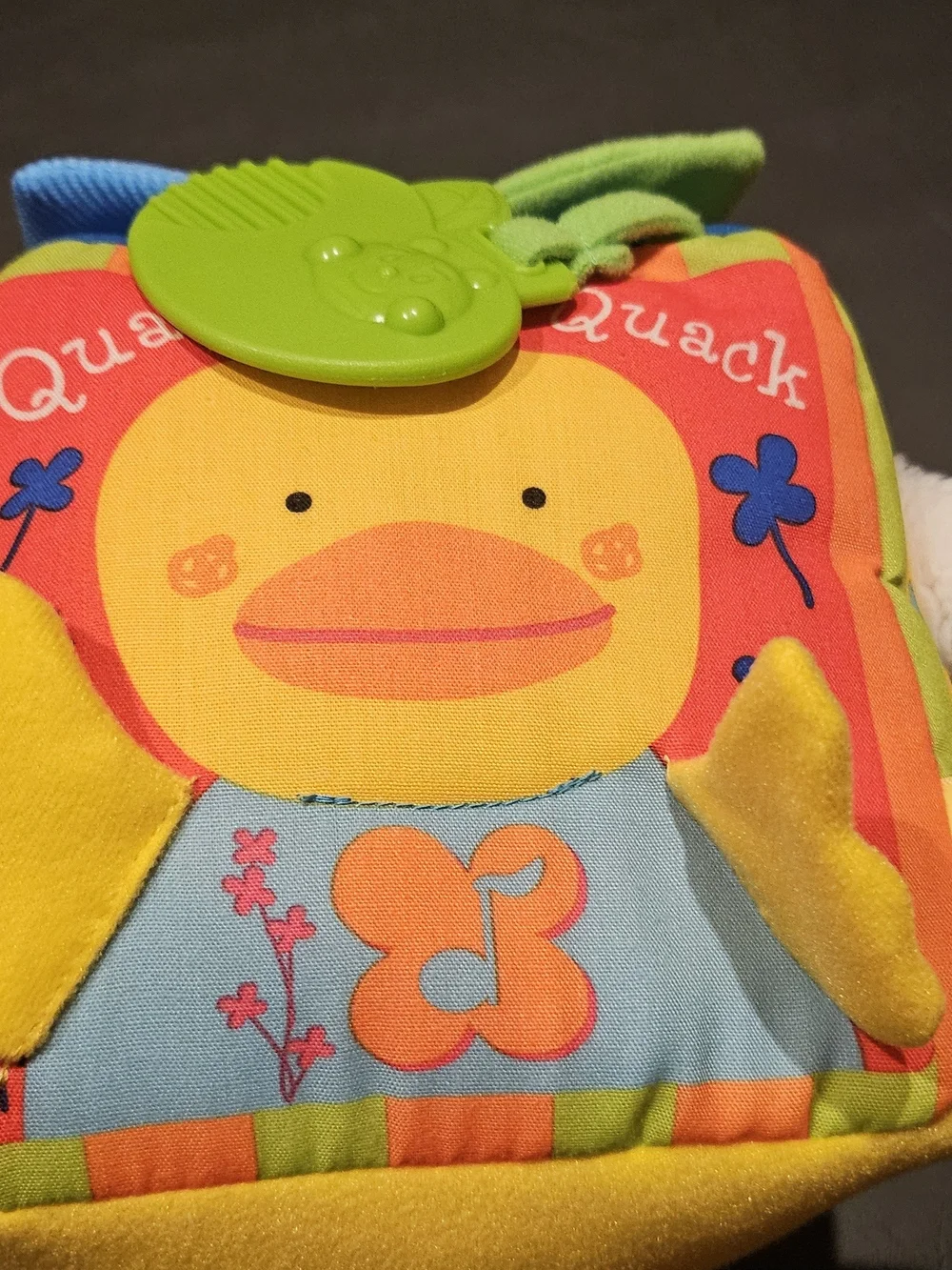 Plush Activity Sensory Toy Cube - Yellow/Multicolor